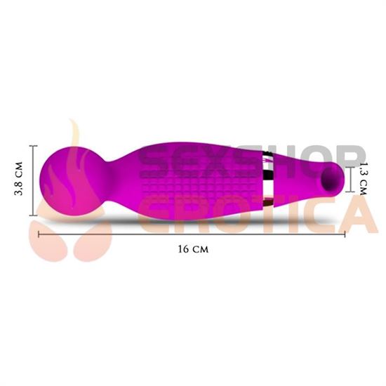 Vibrador y succionador con carga USB y 24 funciones
